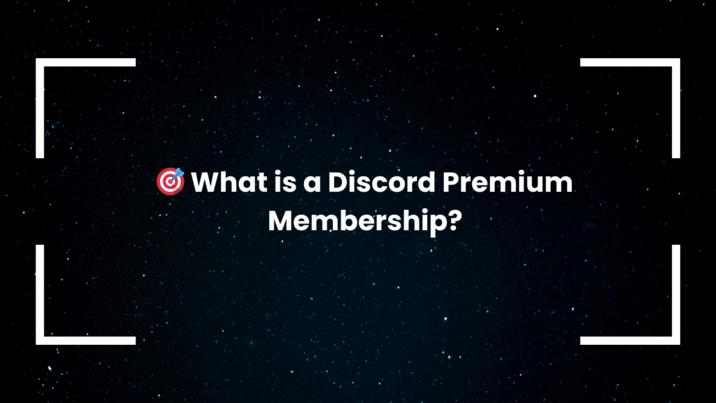 What is a Discord Premium Membership?